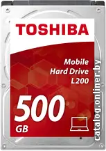 Купить Жесткий диск Toshiba L200 Slim 500GB [HDWK105UZSVA], цена, опт и розница