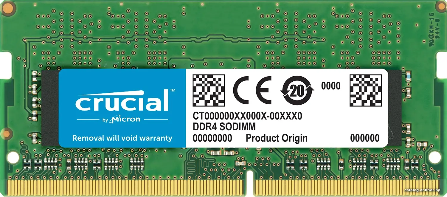 Оперативная память Crucial 8GB DDR4 SODIMM PC4-21300 CT8G4S266M