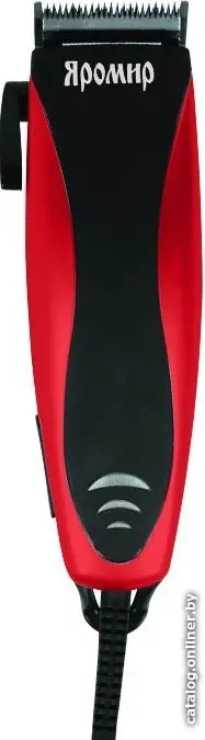 Машинка для стрижки Яромир ЯР-704 (черный/красный)