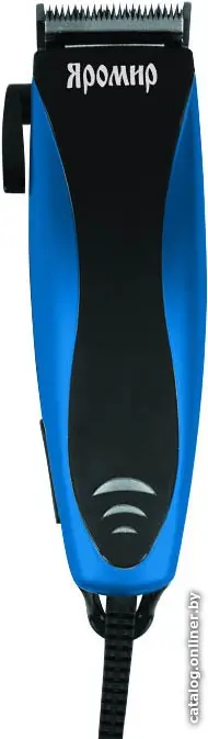 Машинка для стрижки Яромир ЯР-704 (черный/синий)