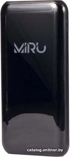 Внешний аккумулятор 10000mAh Miru LP-1017A (черный)