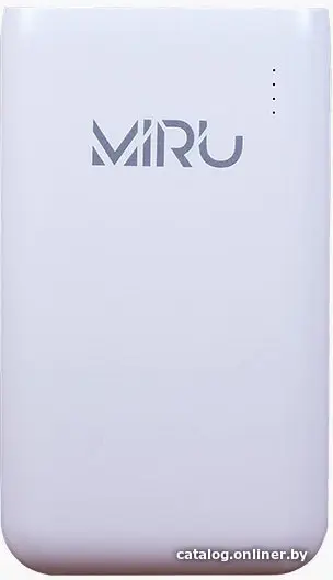 Внешний аккумулятор 10000mAh Miru LP-1018A (белый)