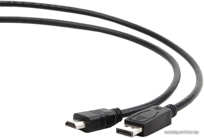 Кабель DisplayPort - HDMI (v) 1,8 м Cablexpert CC-DP-HDMI-6 (экранированный)
