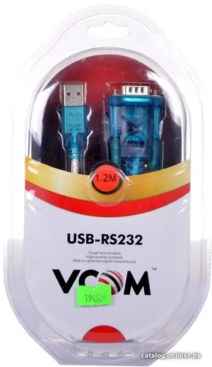 Кабель-адаптер USB -] COM VCOM VUS7050 1 метр