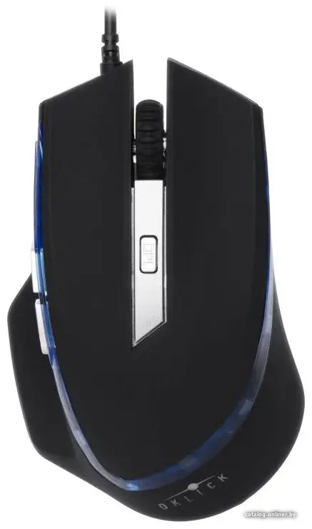 Купить Игровая мышь Oklick 715G Gaming Optical Mouse Black/Blue (754785), цена, опт и розница