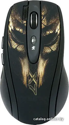 Купить Мышь A4Tech Game Laser Mouse [XL-750BH] [Black-Brown] (3600dpi) (RTL)USB 7btn+Roll, цена, опт и розница