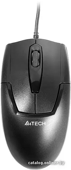 Мышь A4Tech Optical Wheel Mouse [OP-540NU] (RTL) USB 3but+Roll