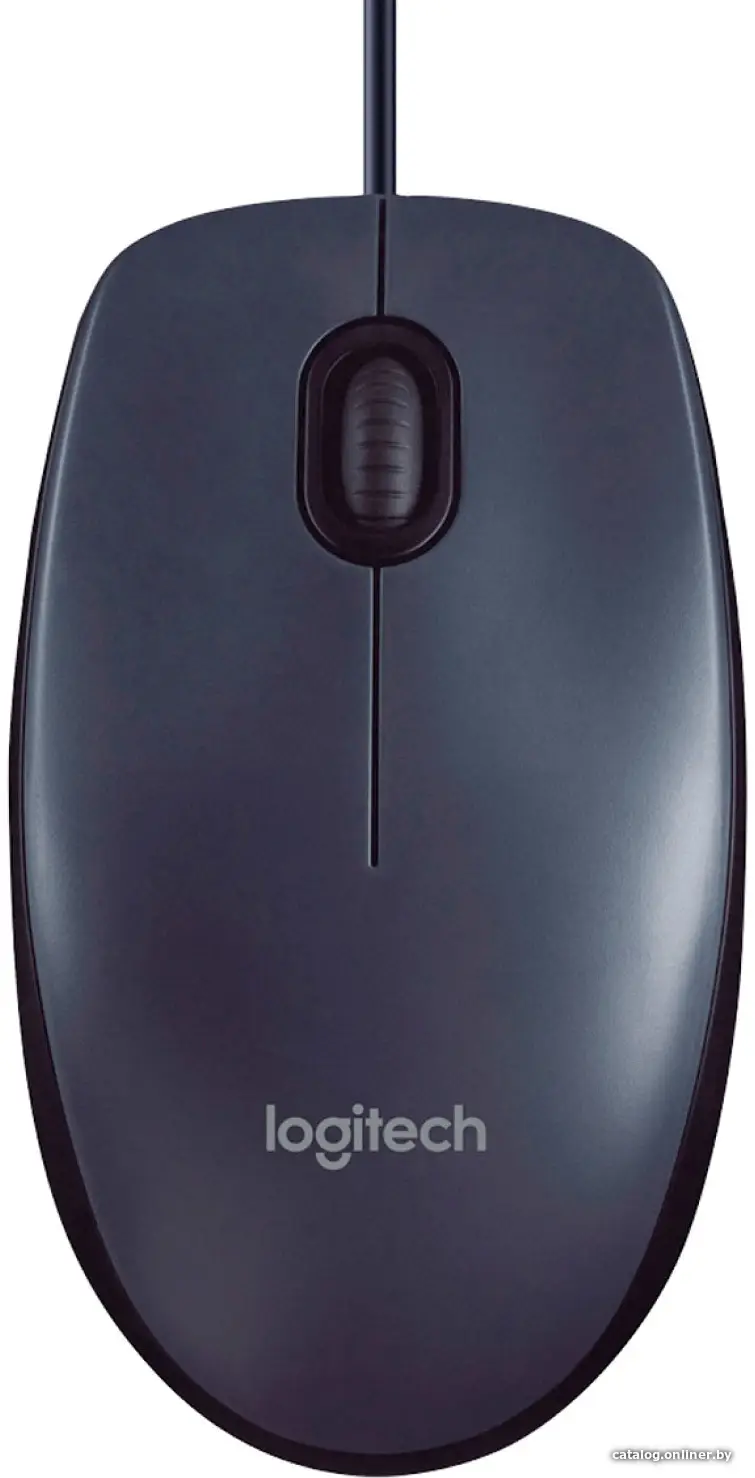 Мышь Logitech Optical Mouse B100 Black (OEM) USB 3btn+Roll [910-003357]