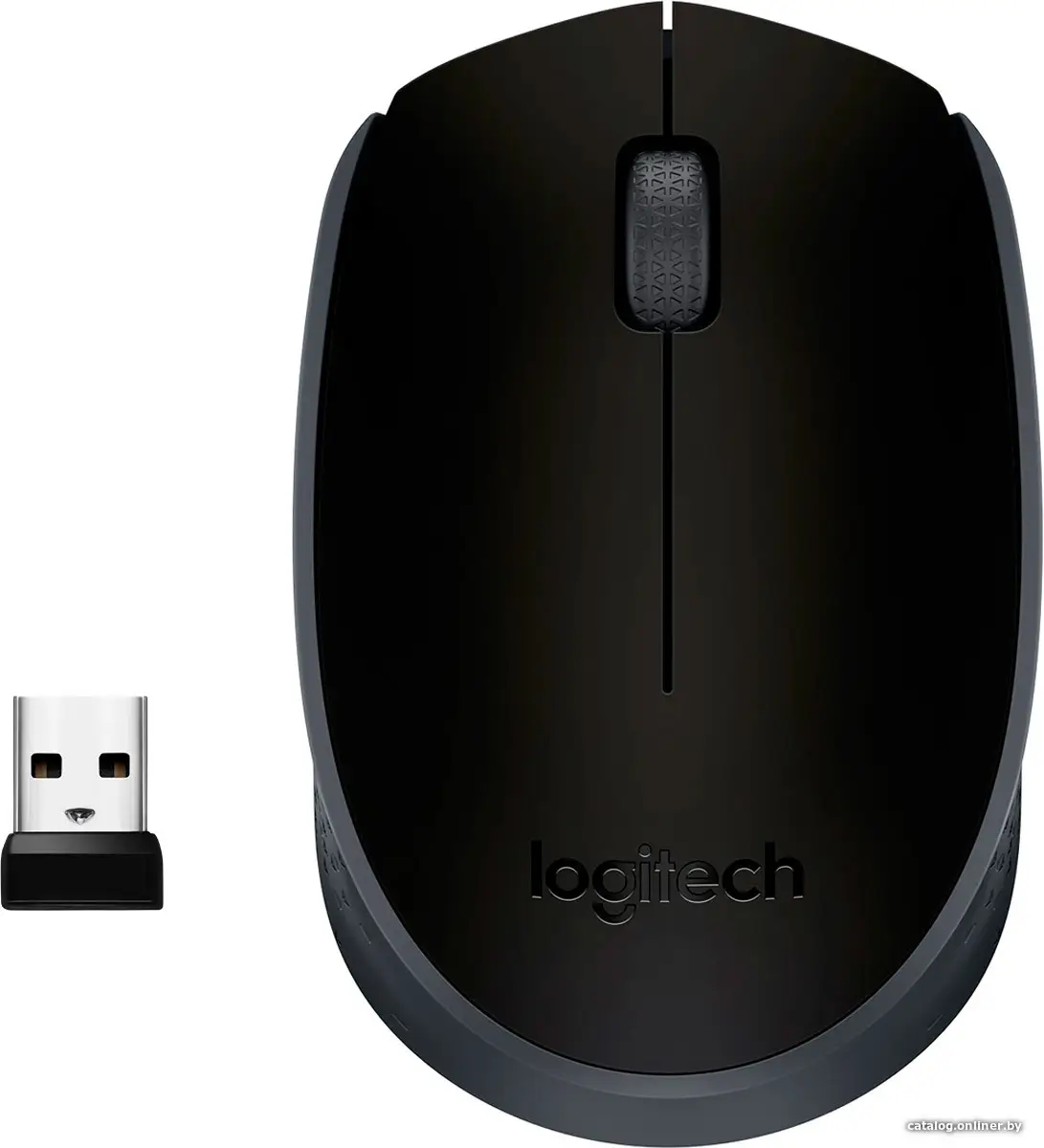 Мышь Logitech M171 Wireless Mouse серый/черный [910-004424]