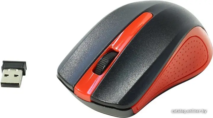 Мышь Oklick 485MW Black/Red (997828)