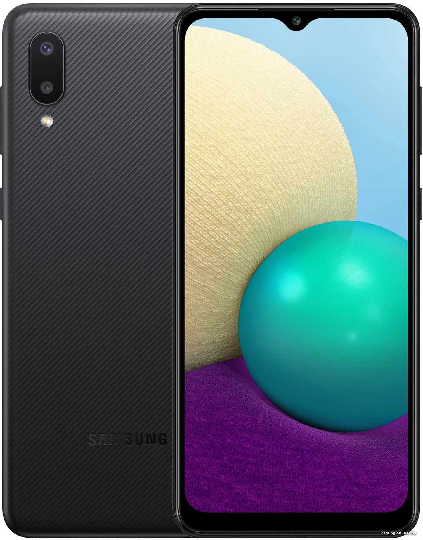 Купить Смартфон Samsung Galaxy A02 SM-A022G/DS 2GB/32GB (черный), цена, опт и розница