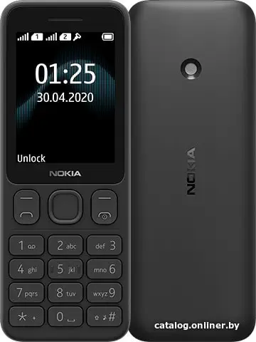 Купить Мобильный телефон Nokia 125 Dual SIM (черный), цена, опт и розница