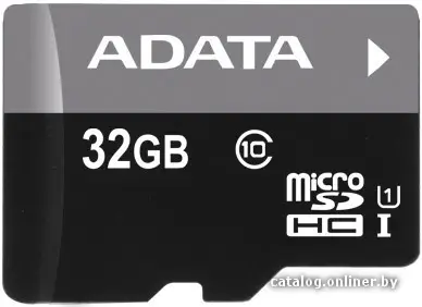 Карта памяти A-Data Premier microSDHC UHS-I U1 (10 Class) 32 Gb (AUSDH32GUICL10-RA1)