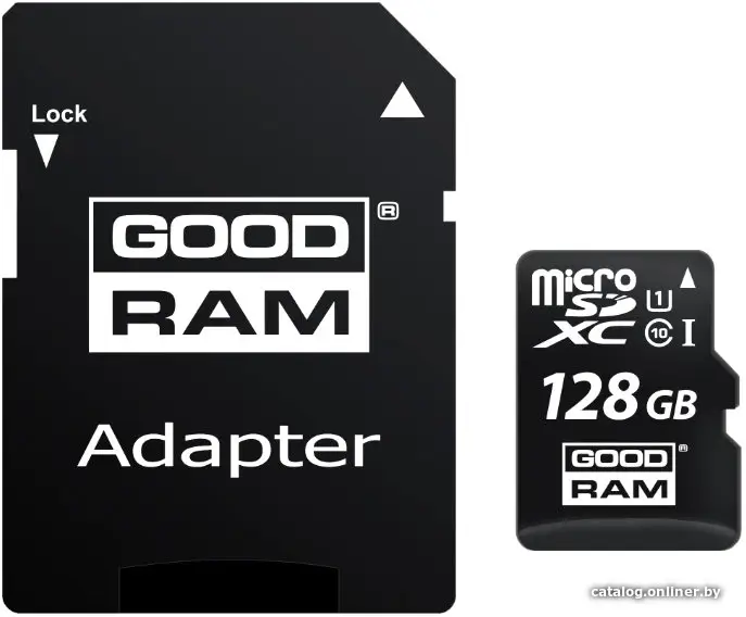 Купить Карта памяти GOODRAM M1AA microSDXC M1AA-1280R11 128GB (с адаптером), цена, опт и розница