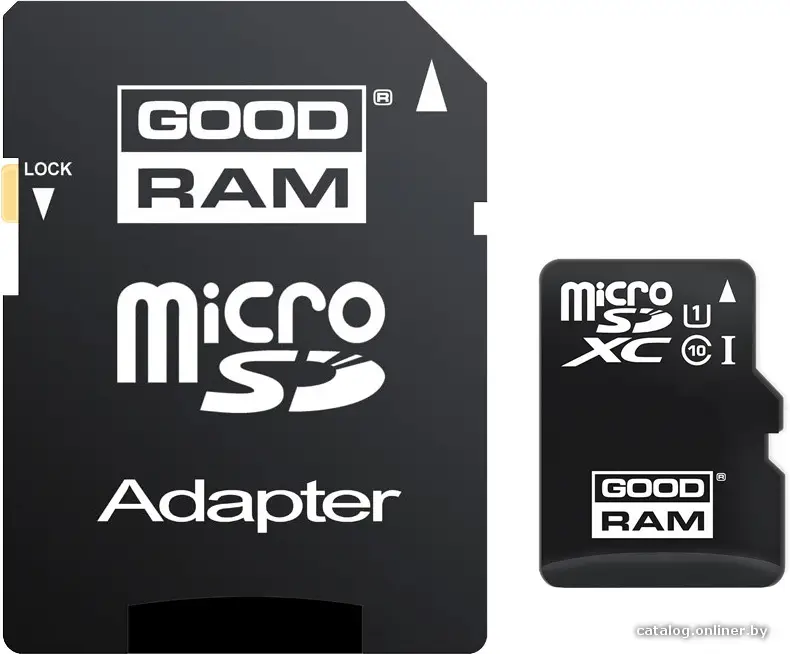 Купить Карта памяти GOODRAM microSDHC (Class 10) UHS-I 16GB + адаптер [M1AA-0160R11], цена, опт и розница