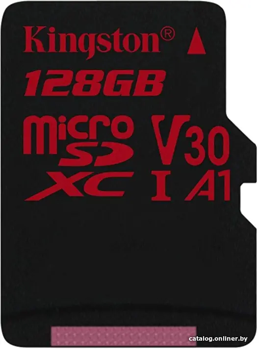 Карта памяти Kingston Canvas React SDCR/128GB microSDXC 128GB (с адаптером)