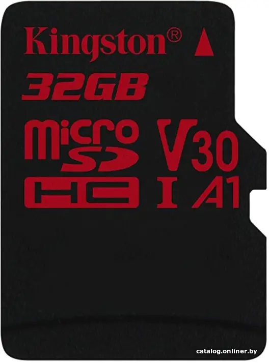 Карта памяти Kingston Canvas React SDCR/32GBSP microSDHC 32GB