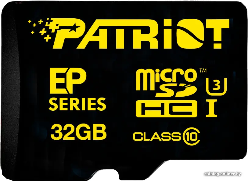 Карта памяти Patriot microSDHC EP Series (Class 10) 32GB [PEF32GEMCSHC10]