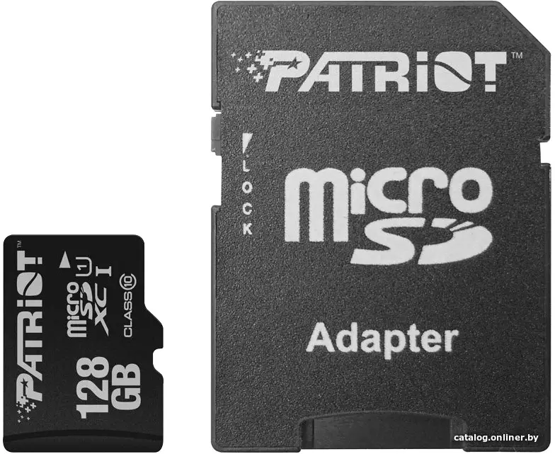 Купить Карта памяти Patriot microSDXC LX Series (Class 10) 128GB + адаптер [PSF128GMCSDXC10], цена, опт и розница