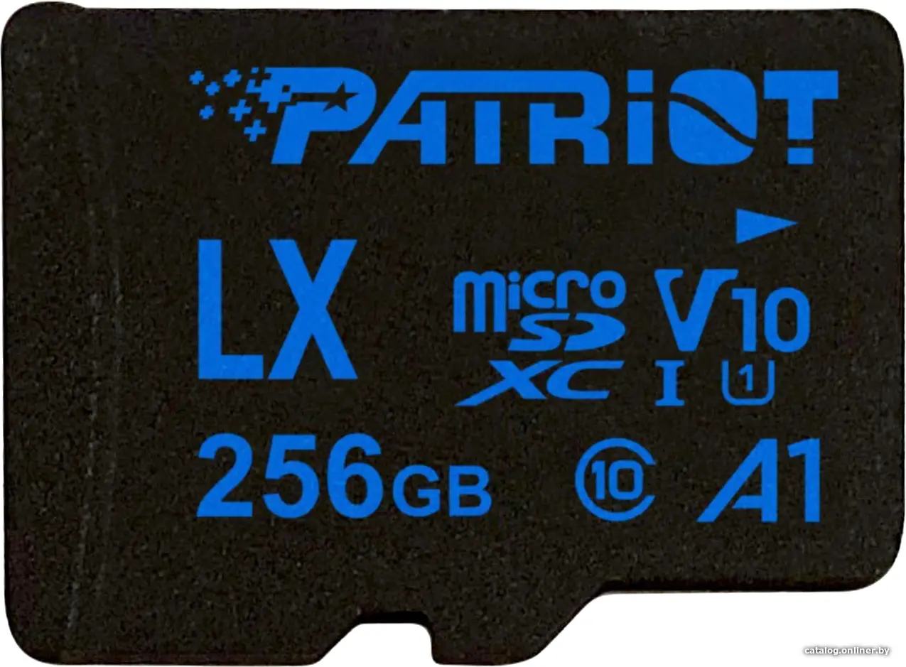 Купить Карта памяти Patriot microSDXC LX Series PSF256GLX11MCX 256GB, цена, опт и розница