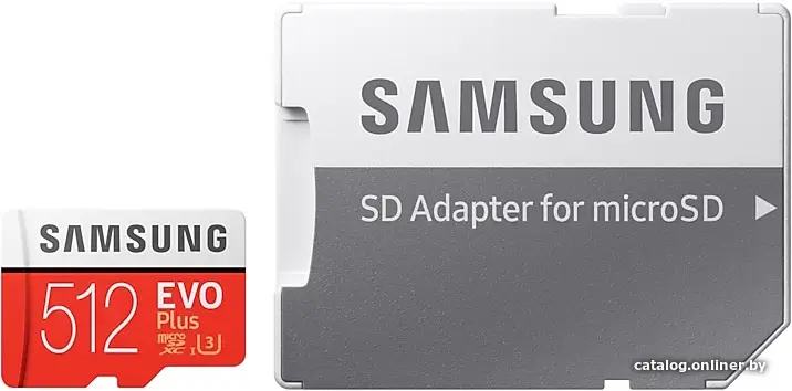 Купить Карта памяти Samsung EVO Plus microSDXC 512GB + адаптер, цена, опт и розница