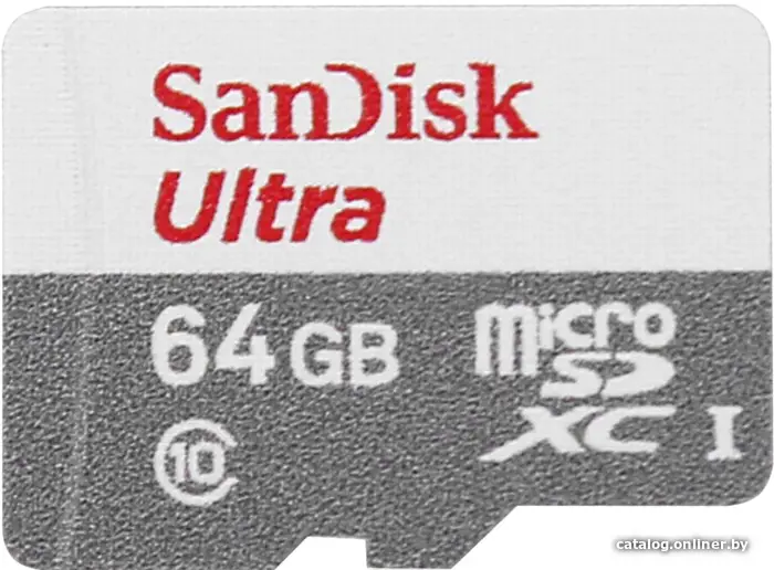 Карта памяти SanDisk Ultra microSDXC Class 10 UHS-I 64GB