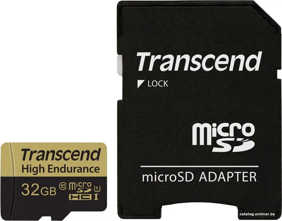 Карта памяти Transcend microSDHC Class 10 32 Гб + SD адаптер (TS32GUSDHC10)