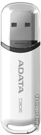 Купить USB Flash A-Data C906 32 Гб White (AC906-32G-RWH), цена, опт и розница