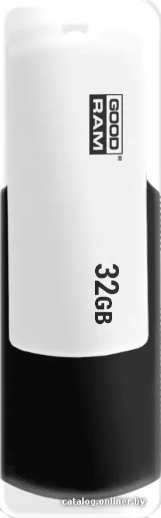 Купить USB Flash GOODRAM UCO2 32GB (черный/белый) [UCO2-0320KWR11], цена, опт и розница