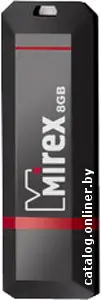 USB Flash Mirex KNIGHT BLACK 8GB (13600-FMUKNT08)