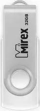 Купить USB Flash Mirex SWIVEL WHITE 32GB (13600-FMUSWT32), цена, опт и розница