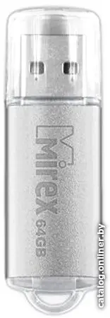 Купить USB Flash Mirex Unit Silver 64GB [13600-FMUUSI64], цена, опт и розница