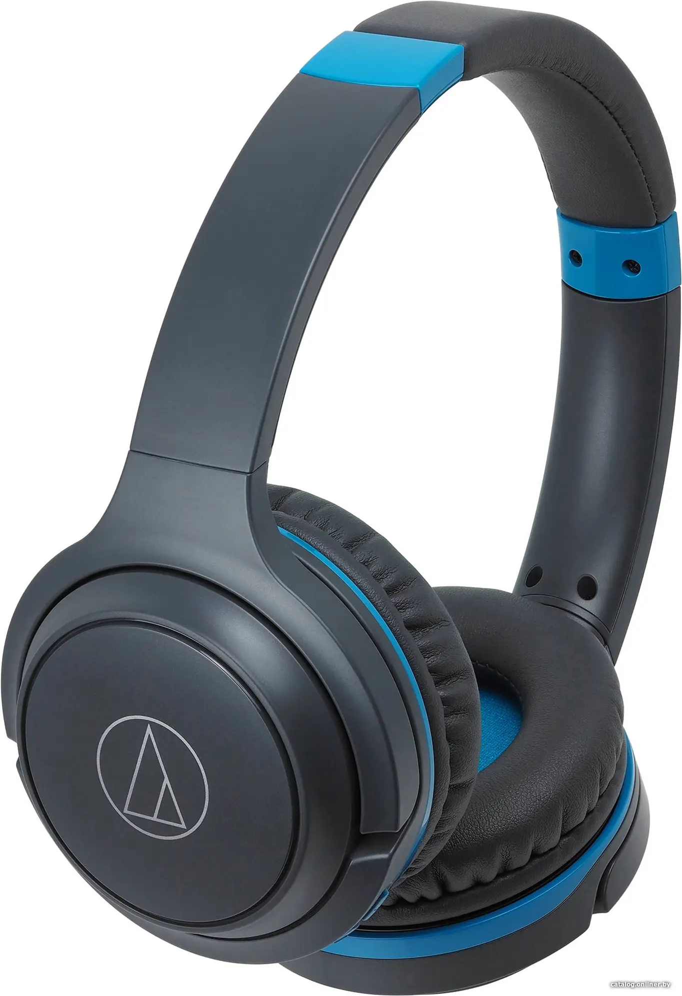 Купить Наушники Audio-Technica ATH-S200BT (серый/синий), цена, опт и розница