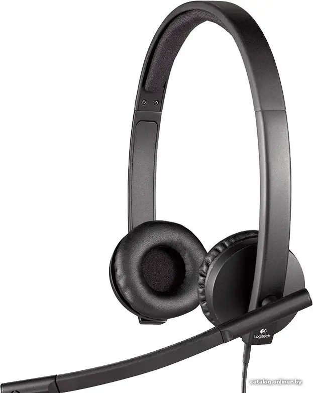 Купить Наушники с микрофоном Logitech Headset Stereo H570e Black, цена, опт и розница