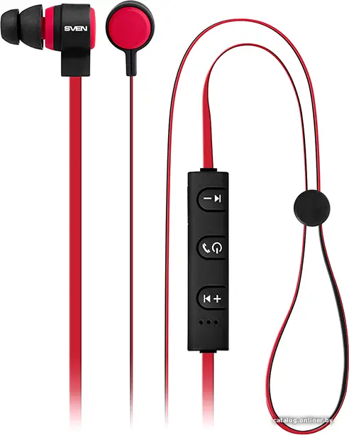 Наушники с микрофоном SVEN [SEB-B270MV] [Black/Red] (Bluetooth 4.1, Li-Ion)