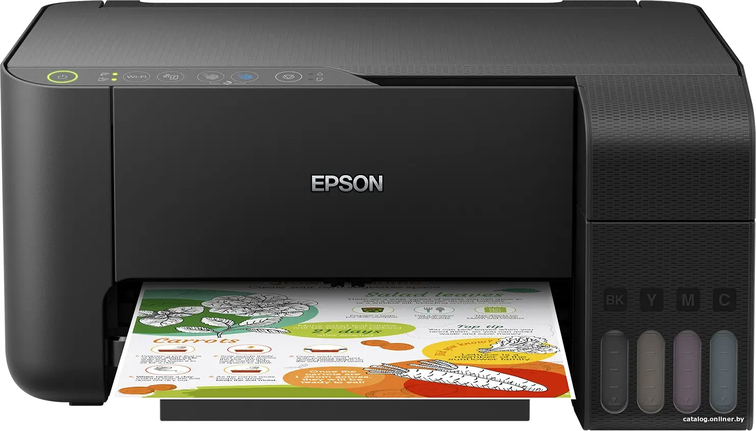 Комбайн Epson L3150 (A4, струйное МФУ, 10стр/мин, 5760x1440dpi, 4краски, USB2.0, WiFi)