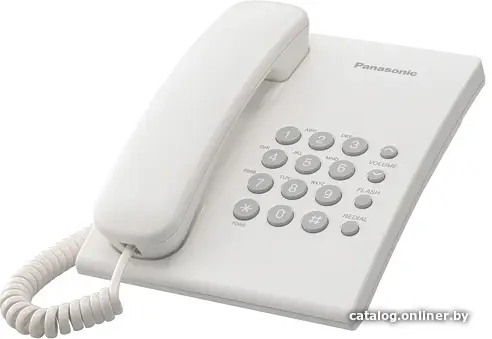 Купить Проводной телефон Panasonic KX-TS2350RUW (белый), цена, опт и розница