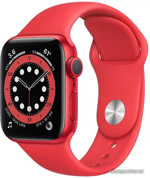 Купить Умные часы Apple Watch Series 6 40 мм (алюминий красный/красный спортивный), цена, опт и розница