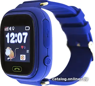 Умные часы Smart Baby Watch Q80 (темно-синий)