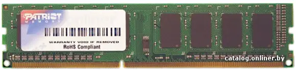 Купить Оперативная память Patriot 4GB DDR3 PC3-10600 (PSD34G13332), цена, опт и розница