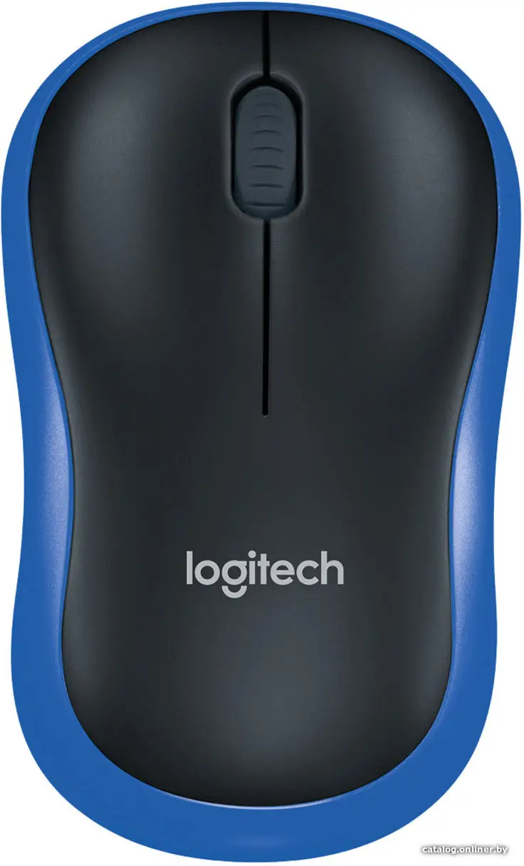 Мышь Logitech M185 (черный/синий) (id1019395)