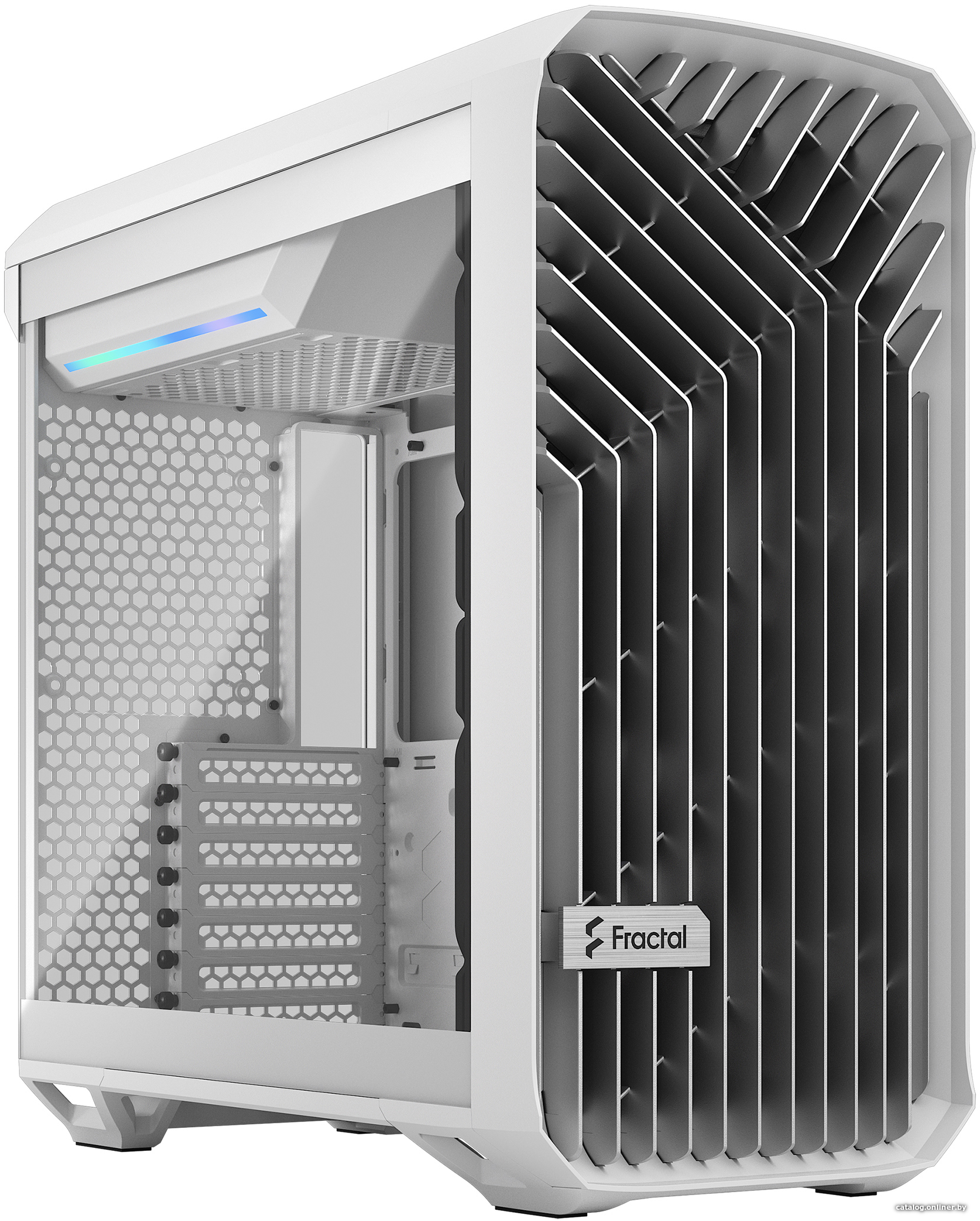 Купить Корпус Fractal Design Torrent Compact White TG Clear Tint  FD-C-TOR1C-03, цена, опт и розница