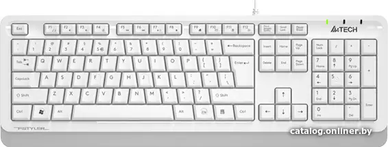 Клавиатура A4Tech Fstyler FKS10 (белый/серый) (id1019776)