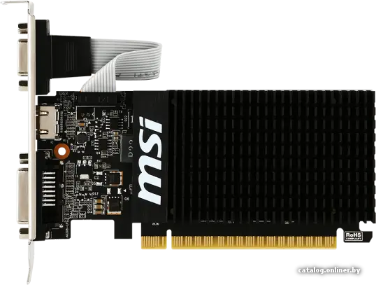 Купить Видеокарта MSI GeForce GT 710 2GB DDR3 [GT 710 2GD3H LP], цена, опт и розница