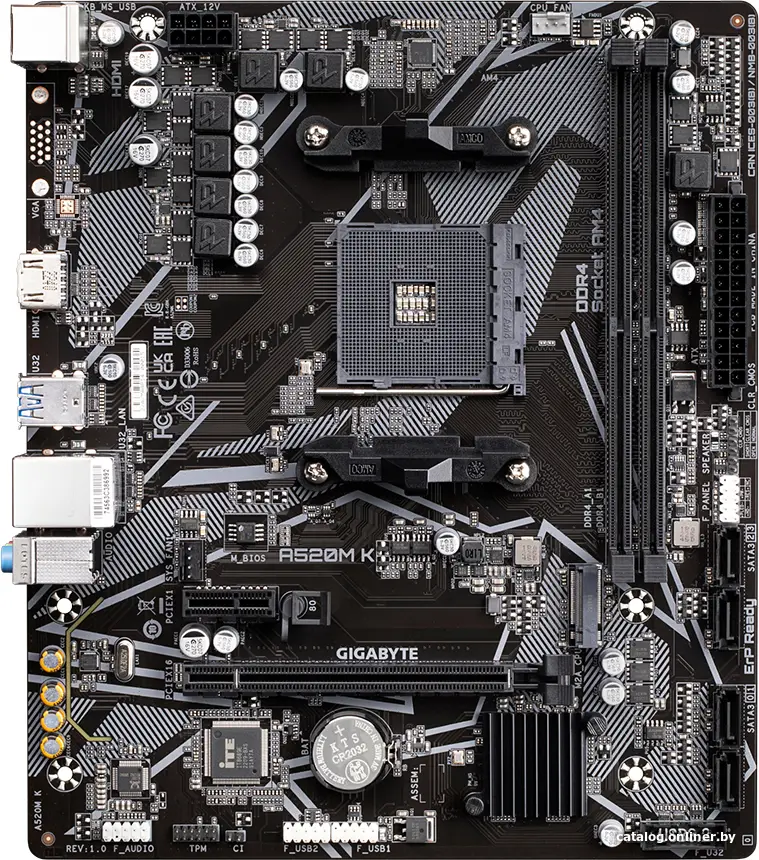 Материнская плата Gigabyte A520M K (rev. 1.0) (id1020634)