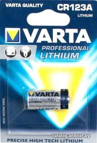 Купить Батарейка Varta Lithium CR123A, цена, опт и розница