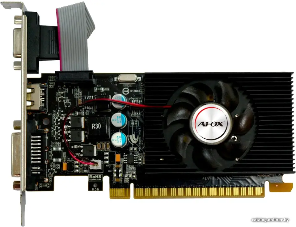 Купить Видеокарта AFOX GeForce GT220 1GB GDDR3 AF220-1024D3L2, цена, опт и розница