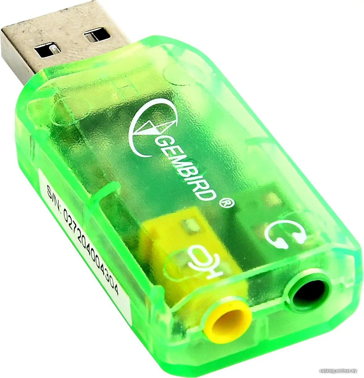 USB аудиоадаптер Gembird SC-USB-01 (id1021224)