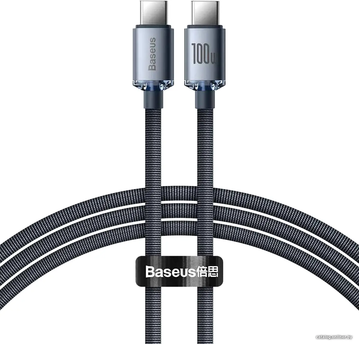 Купить Кабель Baseus CAJY000601 USB Type-C - USB Type-C (1.2 м, черный), цена, опт и розница