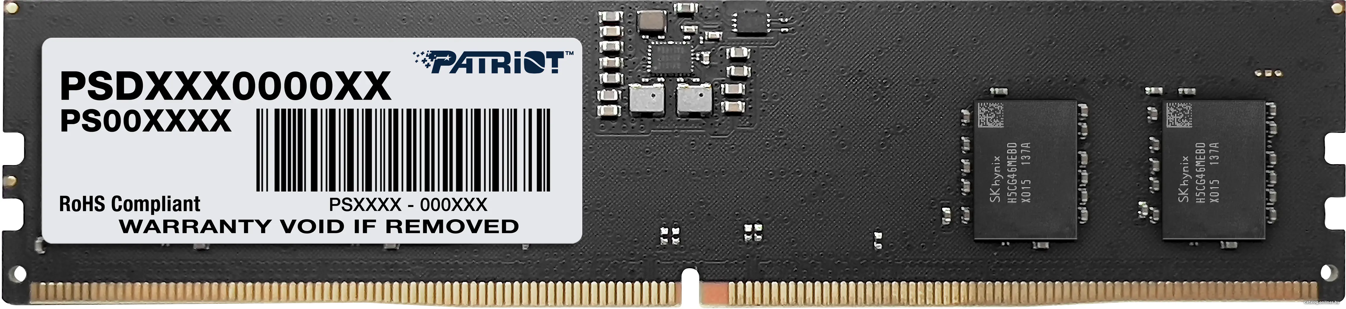 Купить Оперативная память Patriot Signature Line 8ГБ DDR5 4800 МГц PSD58G480041, цена, опт и розница